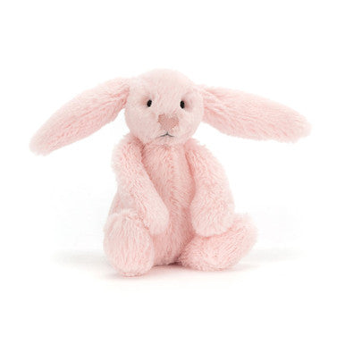 Lapin rose timide