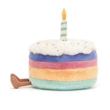 Gâteau d'anniversaire arc-en-ciel Amuseables