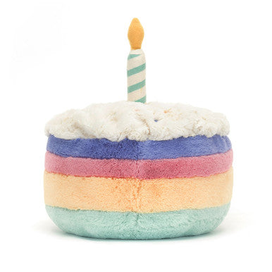 Gâteau d'anniversaire arc-en-ciel Amuseables