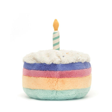 Gâteau d'anniversaire arc-en-ciel Amuseables