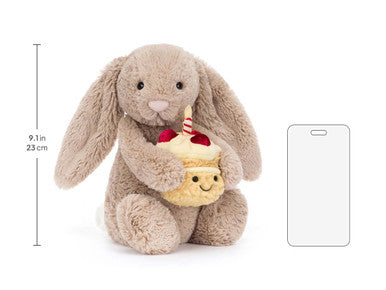 Lapin beige timide 'Anniversaire'