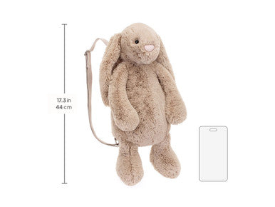 Sac à dos beige lapin timide
