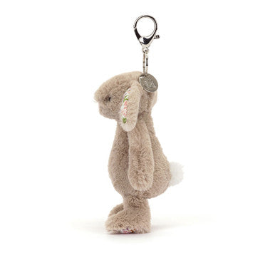Bijou de Sac "Pétale" Lapin Beige Blossom