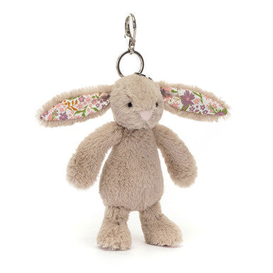 Bijou de Sac "Pétale" Lapin Beige Blossom