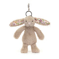 Bijou de Sac "Pétale" Lapin Beige Blossom
