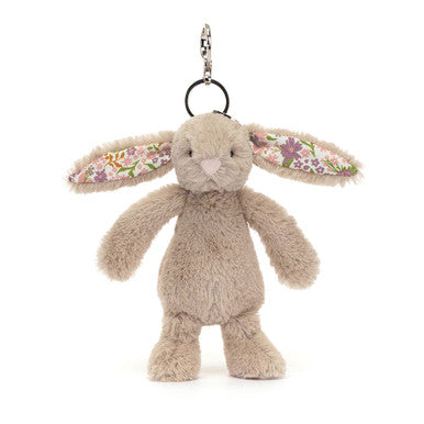 Bijou de Sac "Pétale" Lapin Beige Blossom
