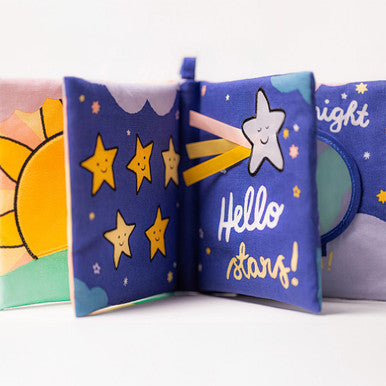 Livre en tissu Bonjour Lune