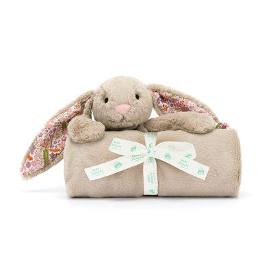 Couverture 'Pétale' Lapin Beige Blossom