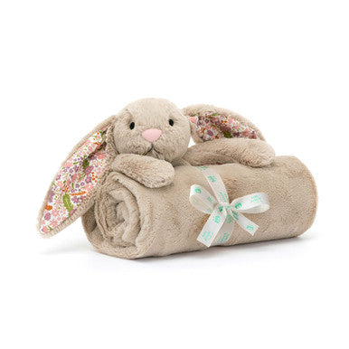 Couverture 'Pétale' Lapin Beige Blossom