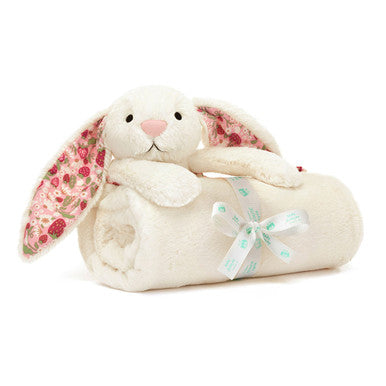 Couverture Blossom Cream Bunny 'Berry'
