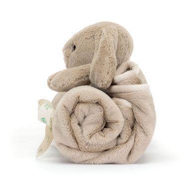 Doudou lapin timide
