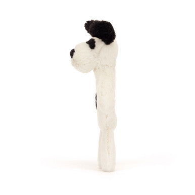 Hochet anneau pour chiot Bashful noir et crème