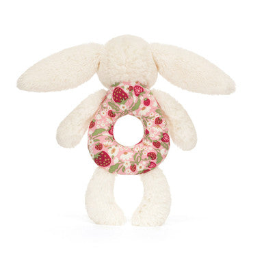 Hochet annulaire Blossom Cream Bunny 'Berry'
