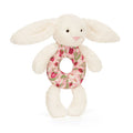 Hochet annulaire Blossom Cream Bunny 'Berry'