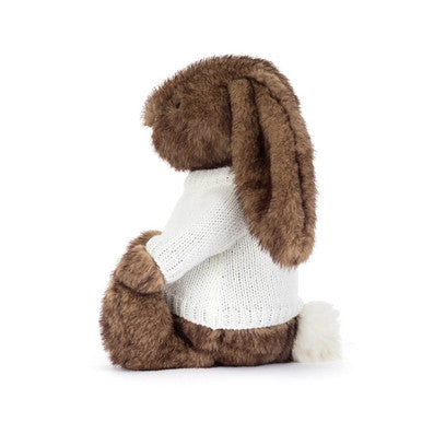 Hoppleston Luxe Bunny avec pull crème personnalisé