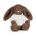 Hoppleston Luxe Bunny avec pull crème personnalisé