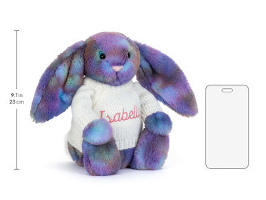 Zodihop Luxe Bunny avec pull crème personnalisé