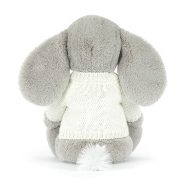 Bashful Luxe Elephant Thuddeus avec pull crème personnalisé