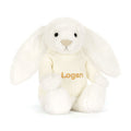 Bashful Luxe Bunny Luna avec pull crème personnalisé
