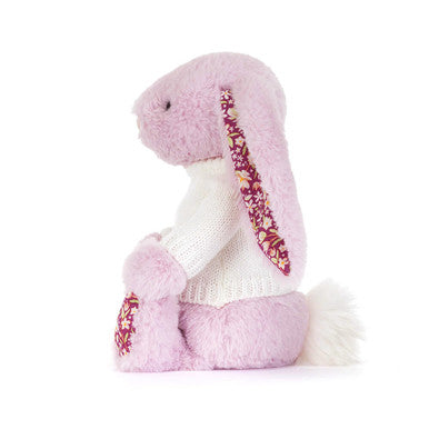 Thistlepop Blossom Luxe Bunny avec pull crème personnalisé