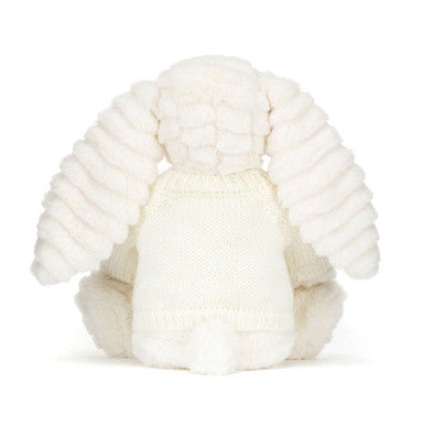 Bashful Luxe Bunny Nimbus avec pull crème personnalisé