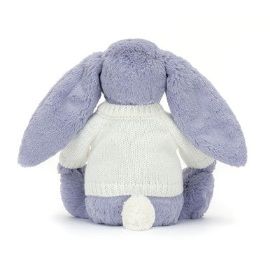Lapin alto timide avec pull crème personnalisé