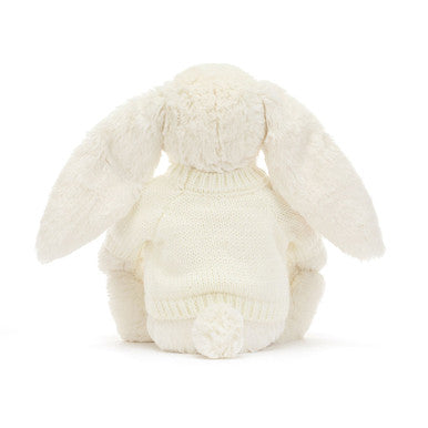 Blossom Cream Bunny 'Berry' avec pull crème personnalisé