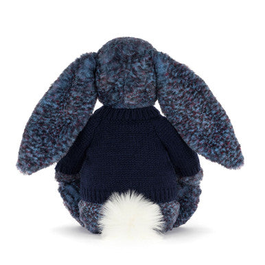 Hopscone Luxe Bunny avec pull bleu marine personnalisé