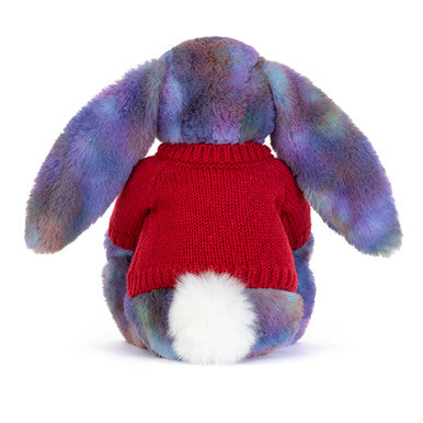 Zodihop Luxe Bunny avec pull rouge personnalisé