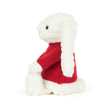 Bashful Luxe Bunny Nimbus avec pull rouge personnalisé