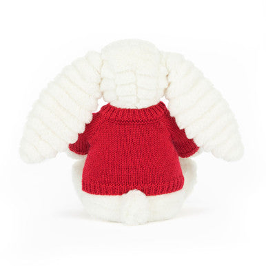 Bashful Luxe Bunny Nimbus avec pull rouge personnalisé