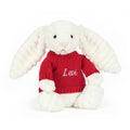 Bashful Luxe Bunny Nimbus avec pull rouge personnalisé