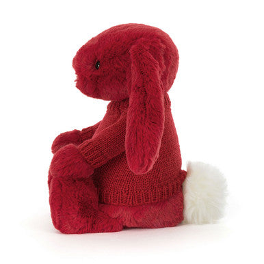Bashful Luxe Bunny Scarlett avec pull rouge personnalisé