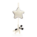 Pull musical chiot noir et crème Bashful