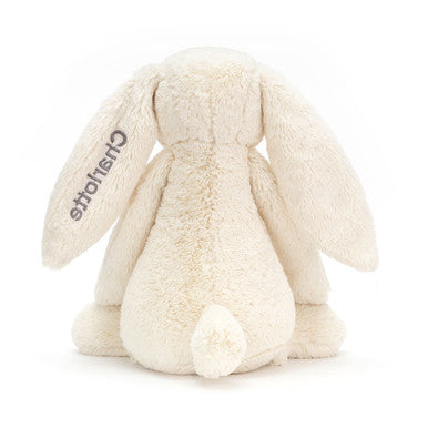 Lapin crème timide personnalisé énorme