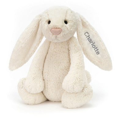 Lapin crème timide personnalisé énorme