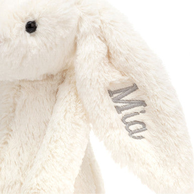 Lapin crème timide personnalisé Medium