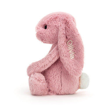 Taille moyenne personnalisée de lapin tulipe timide