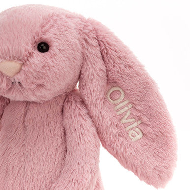 Taille moyenne personnalisée de lapin tulipe timide