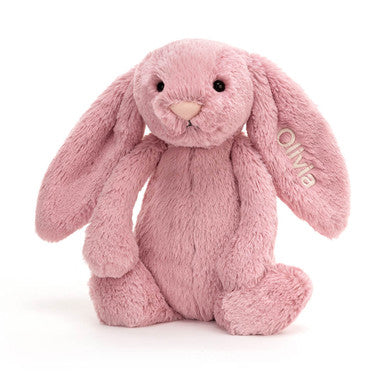 Taille moyenne personnalisée de lapin tulipe timide