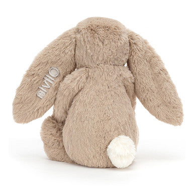 Lapin beige timide personnalisé moyen