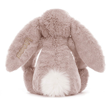 Personnalisé Bashful Luxe Bunny Rosa Medium