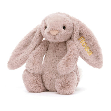 Personnalisé Bashful Luxe Bunny Rosa Medium