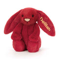 Personnalisé Bashful Luxe Bunny Scarlett Medium
