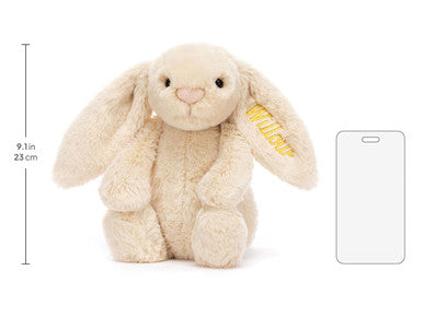 Personnalisé Bashful Luxe Bunny Willow Medium