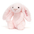 Lapin rose timide personnalisé Medium