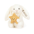Lapin crème personnalisé avec étoile