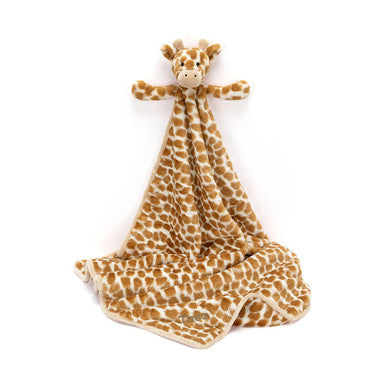 Doudou girafe timide personnalisé