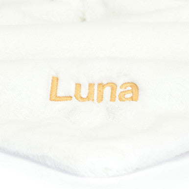 Sucette personnalisée Bashful Luxe Bunny Luna