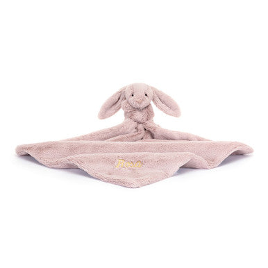 Sucette personnalisée Bashful Luxe Bunny Rosa